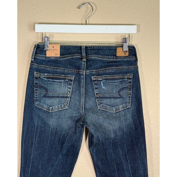 NWT American Eagle Low Rise Kick Boot Stretch Jeans - Picture 8 of 9